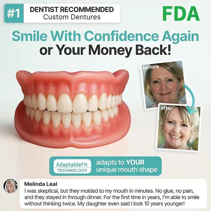⏰Final 3 Hours : 50%OFF🏆2026 Bestselling Product🦷 Fit for a Fresh Smile, Say Goodbye to Wearing Discomfort!🌎